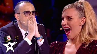 SHOCKING AUDITION Magician Hypnotises Judges on Stage  Magicians Got Talent [upl. by Lleryt208]