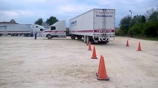 Roadmaster Truck Driving School Backing a truck [upl. by Schroth]