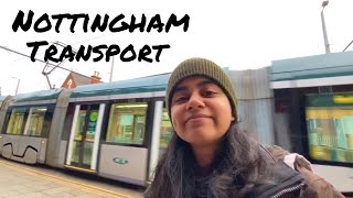 Getting around in Nottingham UK for FREE  Public Transport 🚃 [upl. by Xyno]