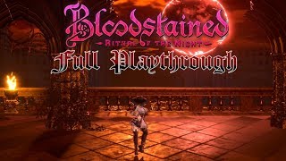 Bloodstained Ritual of the Night  Full Game Playthrough Miriam No Commentary [upl. by Peri]