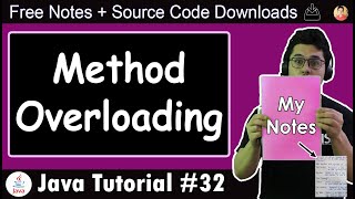 Java Tutorial Method Overloading in Java [upl. by Flinn]