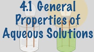 Properties of Aqueous Solutions 1 [upl. by Ocin231]