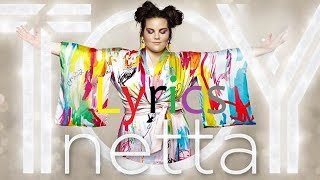 Netta  TOY Lyrics Eurovision 2018 Israel [upl. by Eerdna793]