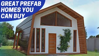 7 Great PREFAB HOMES 1 some affordable [upl. by Neetsirk]