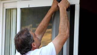 How to Replace a Sliding Screen Door [upl. by Baptlsta]