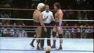 MSG 102891 Ric Flair Vs Roddy Piper Part 1 [upl. by Furmark]