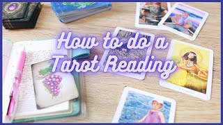 Step by step guide to how to read tarot cards  HOW TO DO A TAROT READING FOR YOURSELF [upl. by Aramak]