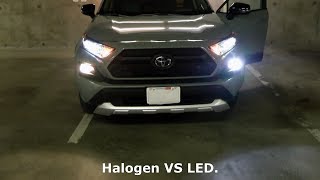 Toyota RAV4 20192021 Fog Lights LED Installation [upl. by Wylde]