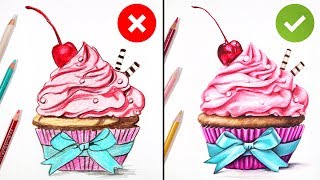 DOS amp DONTS How to Draw with Colored Pencils [upl. by Spancake]