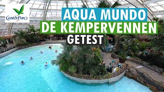 AQUA MUNDO ZWEMBAD 🏊🌴 CENTER PARCS DE KEMPERVENNEN 💚 PARKVAKANTIES [upl. by Dedie]