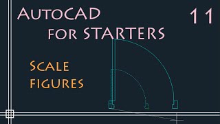 AutoCAD 2D  How to Scale a drawing  PART 1Resize objects [upl. by Urban]