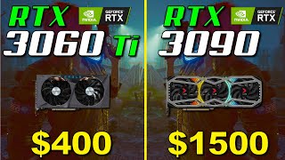 RTX 3060 Ti vs RTX 3090  How Big is The Difference [upl. by Lleroj461]