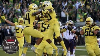 Oregon tops Washington in OT as CJ Verdell scores walkoff TD  College Football Highlights [upl. by Etiuqal128]