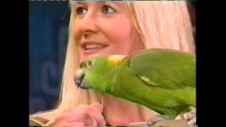 Barbara Heidenreich with Groucho the Singing Parrot on the Tonight Show [upl. by Hilarius]