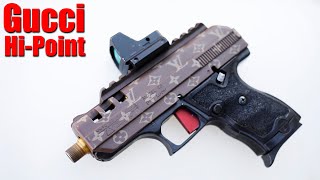 The Ultimate Yeet Cannon Hi Point C9 With Pewview [upl. by Enaile]