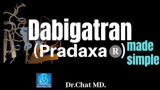 Dabigatran Pradaxa Mechanism of action 【USMLE Biochemistry】 [upl. by Nosreffej]