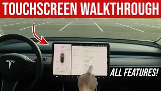 Tesla Touchscreen FULL WALKTHROUGH ALL FEATURES2020 [upl. by Julina]