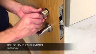 How to Install Schlage L9050 Mortise Lock [upl. by Mirak]