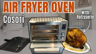 Cosori Air Fryer Toaster Oven with Rotisserie  FULL Review amp Setup [upl. by Jarvis]