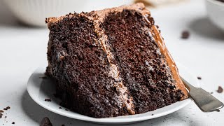 The Best Vegan Chocolate Cake Period [upl. by Autum779]