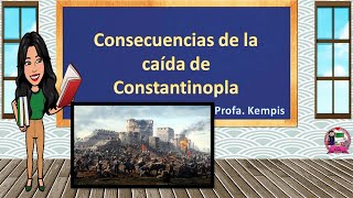 Consecuencias de la caída de Constantinopla [upl. by Karalee149]