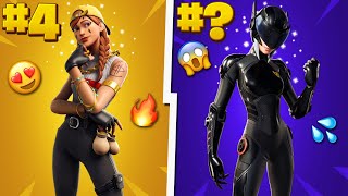 10 Most TRYHARD 800 VBuck Skins In Fortnite Sweaty Skins Chapter 2 Season 4 [upl. by Airdnekal]