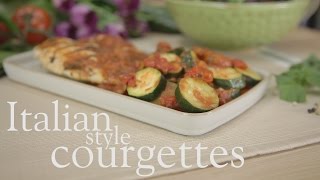 Slimming World Synfree easy Italian style courgettes recipe  FREE [upl. by Ilatfan]