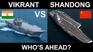 Chinese Type 002 Shandong vs Indias Vikrant  Aircraft Carrier Comparison [upl. by Tiga]