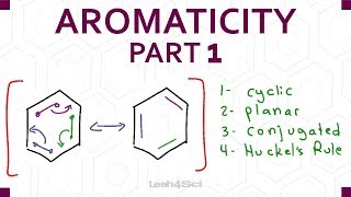 Aromaticity Part 1  Cyclic Planar Conjugated and Huckels Rule [upl. by Ruben]