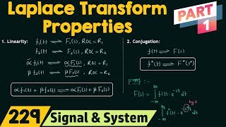 Properties of Laplace Transform Part 1 [upl. by Notnyw27]