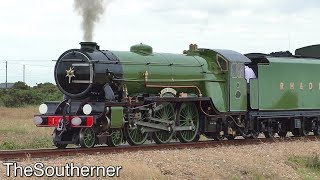 Romney Hythe amp Dymchurch Railway  Green Goddess Returns 09062019 [upl. by Oiraved434]