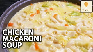 Sopas  Chicken Macaroni soup  Cooking guide [upl. by Lilybelle]