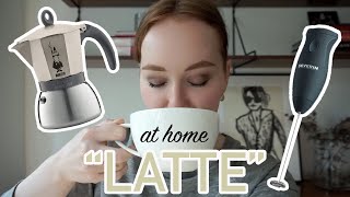 HOW TO MAKE A quotLATTEquot AT HOME moka pot  frother [upl. by Einahpetse499]