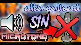 Como GRABAR tu VOZ en ALTA CALIDAD sin microfono PROFESIONAL y como sincronizar AUDIOS  TheParadox [upl. by Kera]