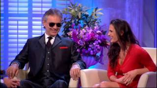 Alan Titchmarsh Interviews Andrea Bocelli and his wife amp manager Veronica Berti  25th Jan 2013 [upl. by Rivera301]