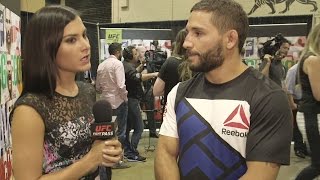 UFC 189 Chad Mendes Backstage Interview [upl. by Oivat]