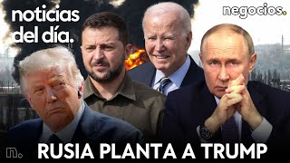 NOTICIAS DEL DÍA Rusia planta a Trump Biden temía un atentado en Kiev y Ucrania pierde en Kursk [upl. by Lisan699]