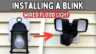 Installing A Blink Wired Floodlight Camera [upl. by Clifford670]