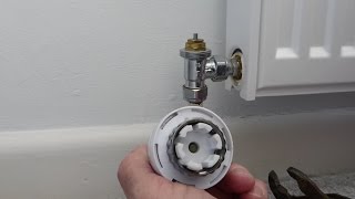 How to remove and replace a thermostatic radiator valve head [upl. by Aihsit]