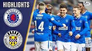 Rangers 30 St Mirren  Rangers Secure Premiership Title  Scottish Premiership [upl. by Ramel]