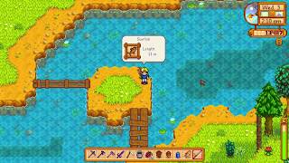 How to fish a SUNFISH  Stardew Valley [upl. by Aznola151]