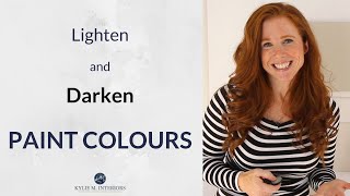 Lighten and Darken Paint Colours [upl. by Ezara]