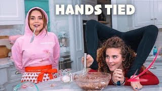 BAKING WITH NO HANDS feat Rosanna Pansino [upl. by Airet792]