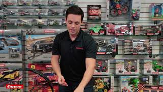 How To Setup Your Carrera GO Slot Car Set [upl. by Enylorac]