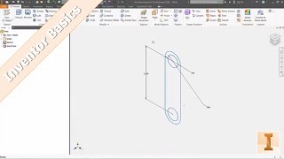 Inventor 101 Sketch Constraints [upl. by Airotkciv]