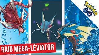 Pokémon GO  MégaLéviator est arrivé et on fait mégaévoluer le notre Comment le battre [upl. by Yrkcaz]