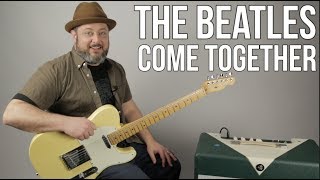 The Beatles  Come Together  Guitar Lesson How to Play [upl. by Ardell381]