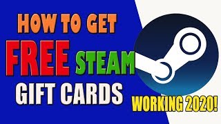 50 STEAM WALLET CARD  HOW TO GET FREE STEAM MONEY 2020 [upl. by Alidis46]