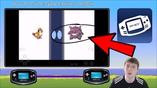 How To Trade Pokemon In GBA Emulator MyBoy Leaf Green and Fire Red Example [upl. by Nrev314]