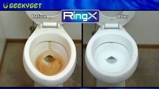 Ring X Pumice Stone Toilet Bowl Cleaner [upl. by Ahsaercal]